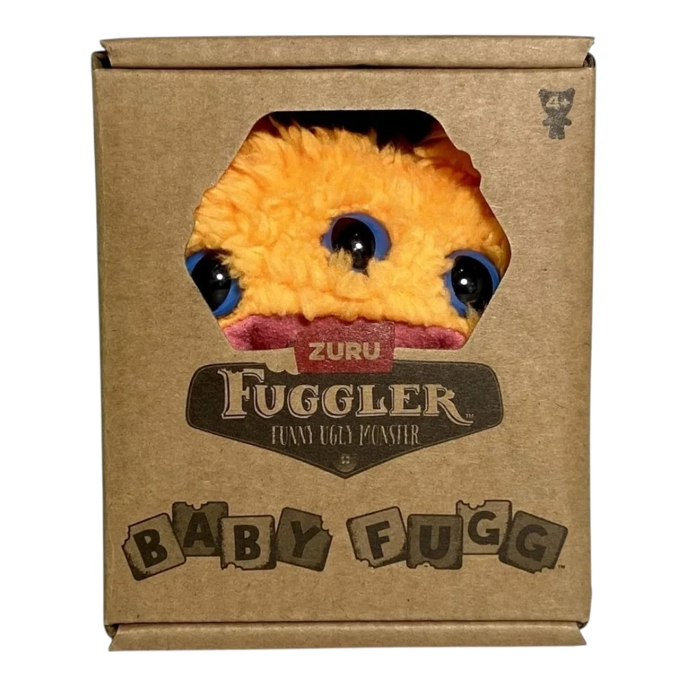 Zuru‎ Fuggler Baby Fugg Kids Toy Orange New 3-Eyed Mohawk Monster 15704K